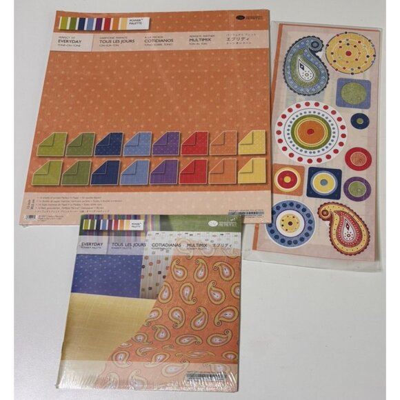 Creative Memories Everyday Power Palette Lot New Paper Tone on Tone Designs II - Picture 1 of 6